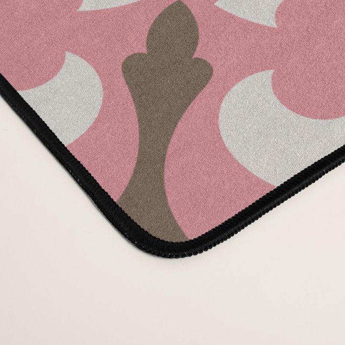 Retro Floral Luxe Revival Desk Mat Gallery Image 4