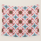 Retro Floral Luxe Revival Wall Tapestry Gallery Image 4