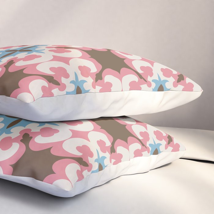 Retro Floral Luxe Revival Pillow Sham Gallery Image 3