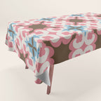 Retro Floral Luxe Revival Tablecloth Gallery Image 1