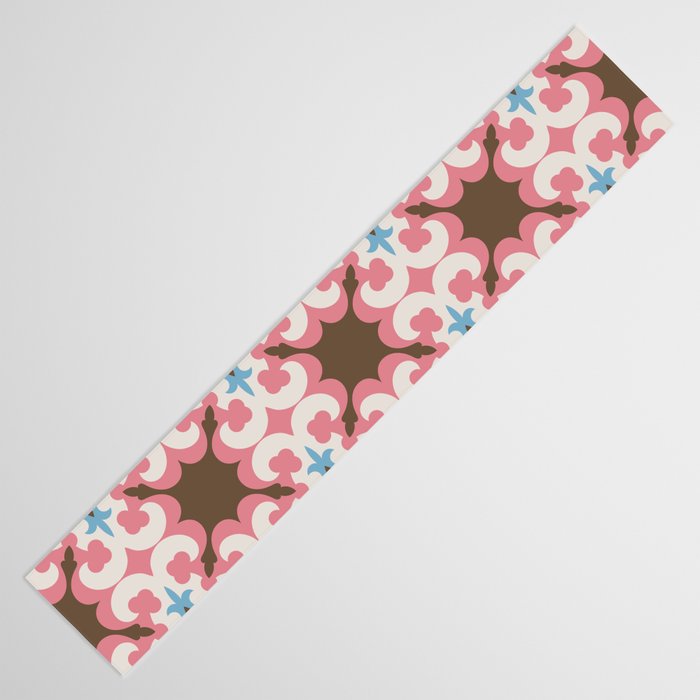Retro Floral Luxe Revival Table Runner Gallery Image 3