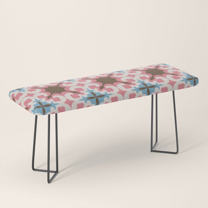 Retro Floral Luxe Revival Bench Gallery Image 1