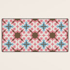 Retro Floral Luxe Revival Desk Mat Gallery Image 3