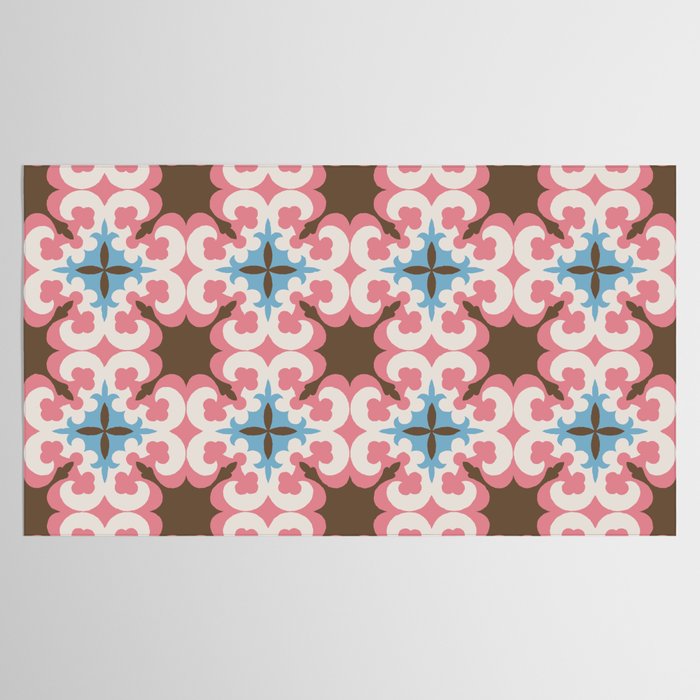 Retro Floral Luxe Revival Tablecloth Gallery Image 2