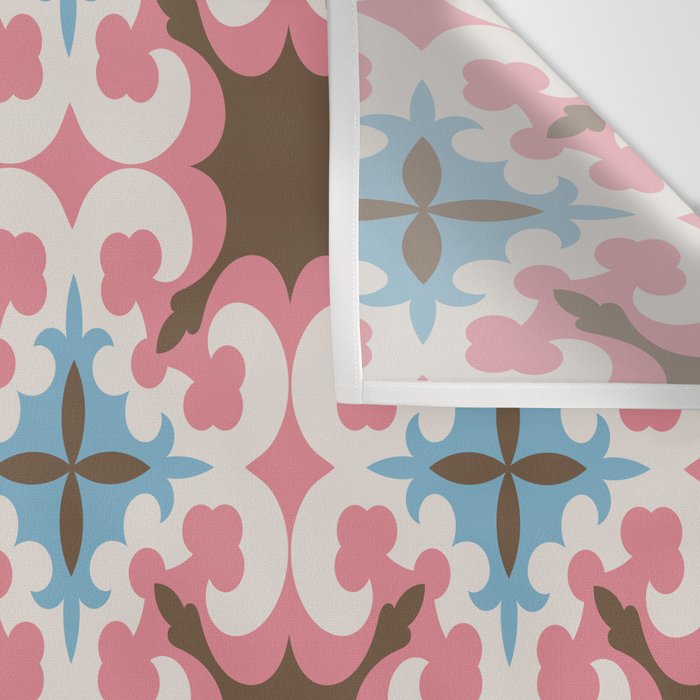 Retro Floral Luxe Revival Wall Tapestry Gallery Image 3