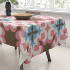 Retro Floral Luxe Revival Tablecloth Gallery Image 3