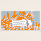 Botanical dopamine twigs Desk Mat Gallery Image 1