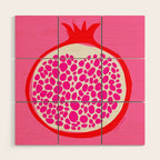 Pomegranate Wood Wall Art Gallery Image 1