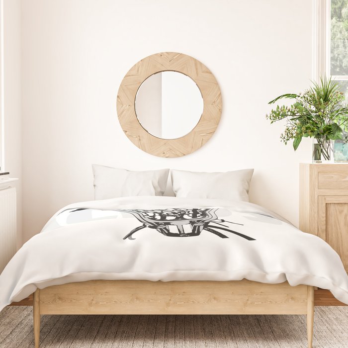 Lacrosse Negative Duvet Cover Gallery Image 3
