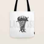 Lacrosse Negative Tote Bag Gallery Image 1