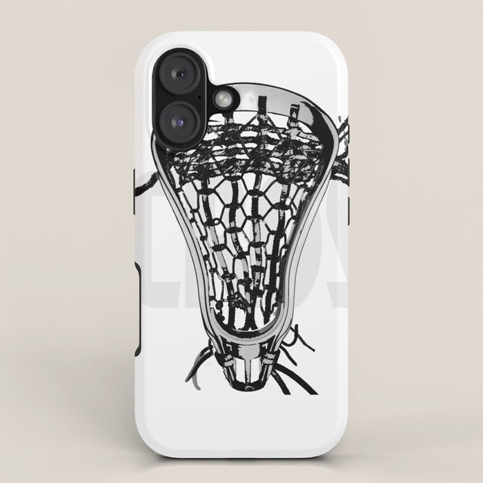 Lacrosse Negative iPhone Case Gallery Image 1