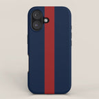 Navy Red iPhone Case Gallery Image 1