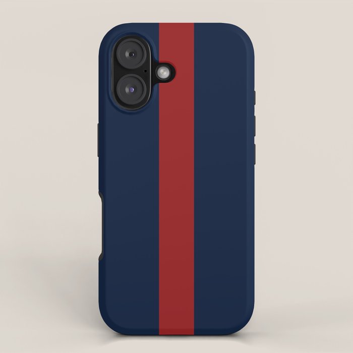 Navy Red iPhone Case Gallery Image 1