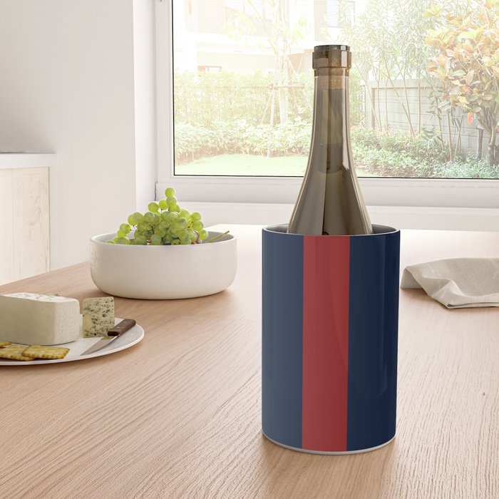 Navy Red Wine Chiller Gallery Image 4