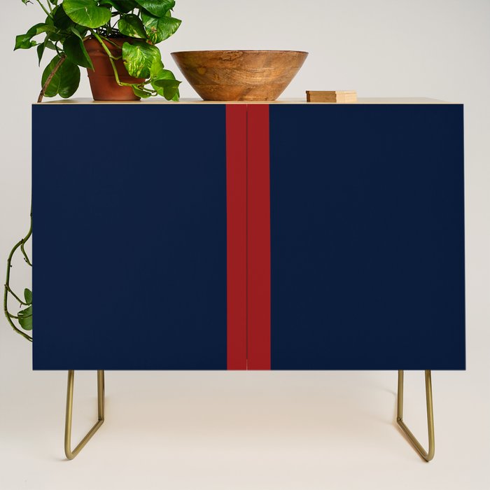 Navy Red Credenza Gallery Image 1
