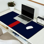 Navy Red Desk Mat Gallery Image 2