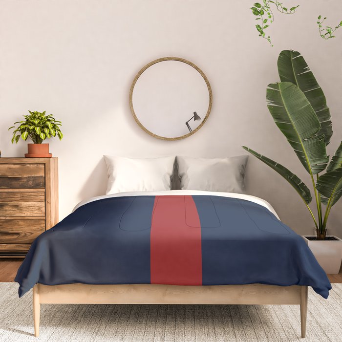Navy Red Comforter Gallery Image 3