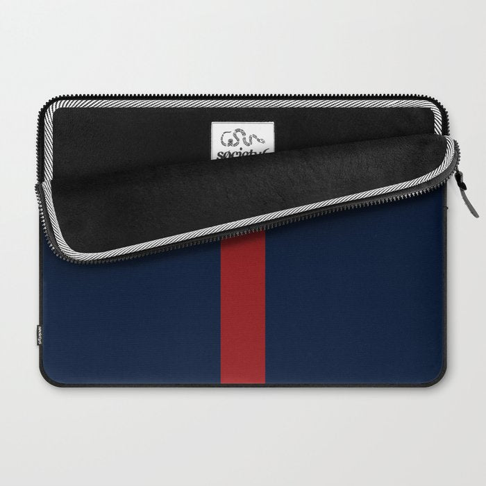 Navy Red Laptop Sleeve Gallery Image 2