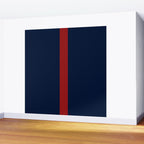 Navy Red Wall Mural Gallery Image 2