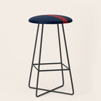 Navy Red Stool Gallery Image 1