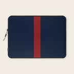 Navy Red Laptop Sleeve Gallery Image 1