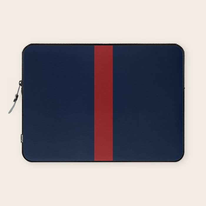 Navy Red Laptop Sleeve Gallery Image 1