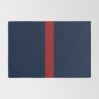 Navy Red Rug Gallery Image 2
