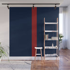 Navy Red Wall Mural Gallery Image 1