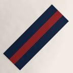 Navy Red Yoga Mat Gallery Image 1