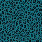 TEAL LEOPARD PRINT â Teal Blue | Collection : Punk Rock Animal Prints | Coffee Mug Gallery Image 2