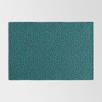 TEAL LEOPARD PRINT â Teal Blue | Collection : Punk Rock Animal Prints | Rug Gallery Image 2