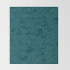 TEAL LEOPARD PRINT â Teal Blue | Collection : Punk Rock Animal Prints | Throw Blanket Gallery Image 2