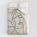 Abstract Minimal  Woman II Duvet Cover Gallery Image 6