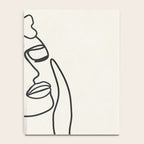 Abstract Minimal  Woman II Notebook Gallery Image 4