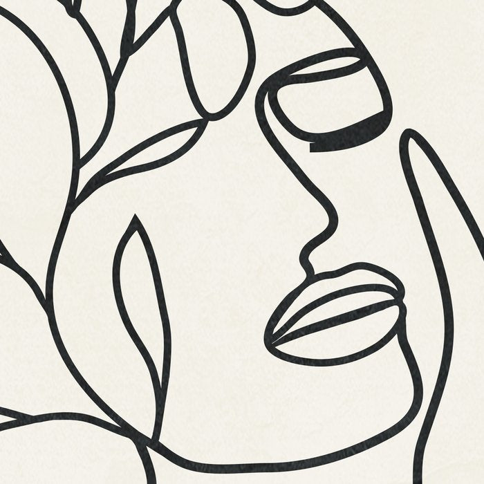 Abstract Minimal  Woman II Coffee Mug Gallery Image 2
