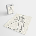 Abstract Minimal  Woman II Jigsaw Puzzle Gallery Image 2