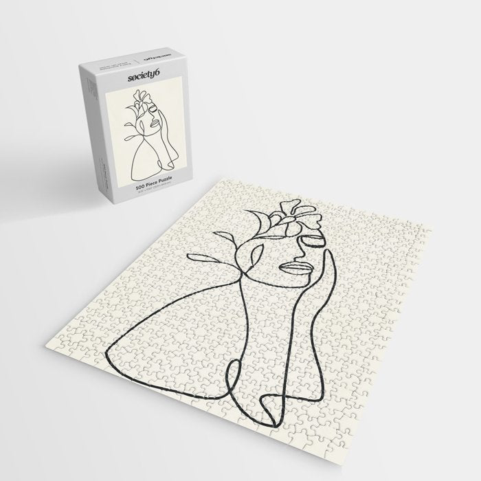 Abstract Minimal  Woman II Jigsaw Puzzle Gallery Image 2