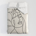 Abstract Minimal  Woman II Comforter Gallery Image 6