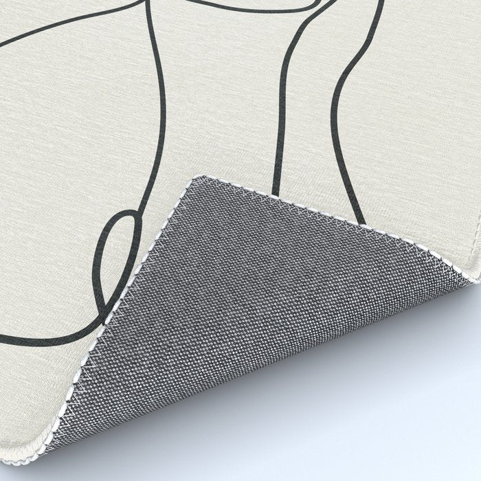 Abstract Minimal  Woman II Rug Gallery Image 4