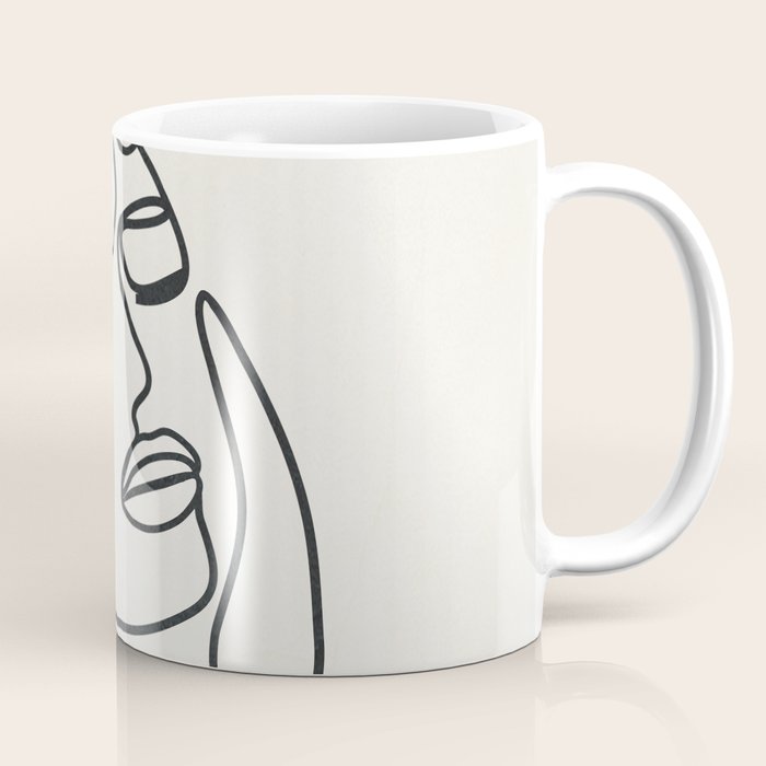 Abstract Minimal  Woman II Coffee Mug Gallery Image 1