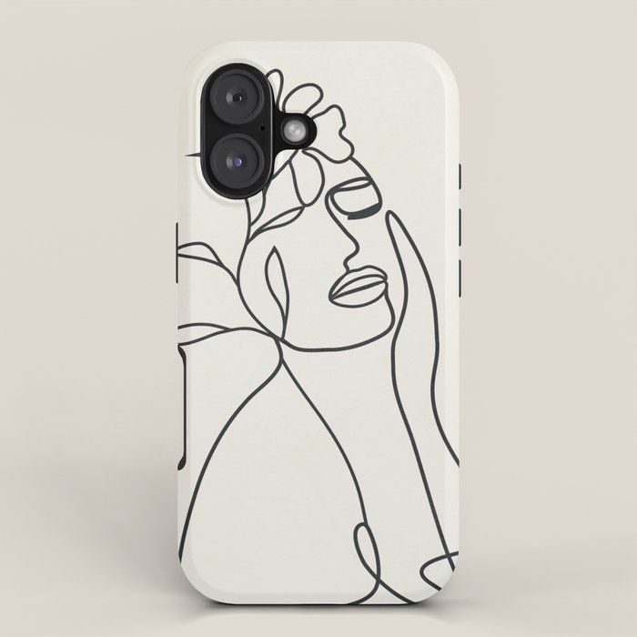 Abstract Minimal  Woman II iPhone Case Gallery Image 1