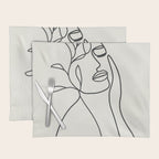 Abstract Minimal  Woman II Placemat Gallery Image 1