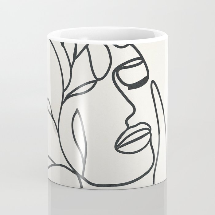 Abstract Minimal  Woman II Coffee Mug Gallery Image 4