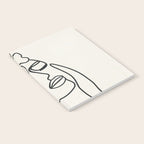 Abstract Minimal  Woman II Notebook Gallery Image 2