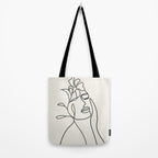Abstract Minimal  Woman II Tote Bag Gallery Image 2