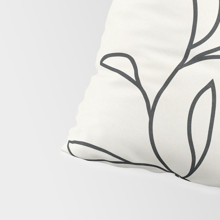 Abstract Minimal  Woman II Pillow Sham Gallery Image 4