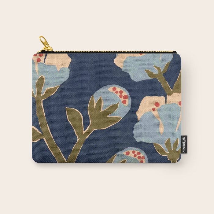 Blue Perennial Carry All Pouch Gallery Image 1