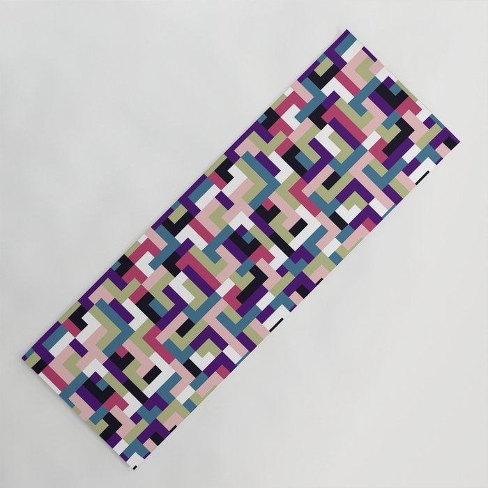 Boho M Tetris PTT Yoga Mat Gallery Image 1