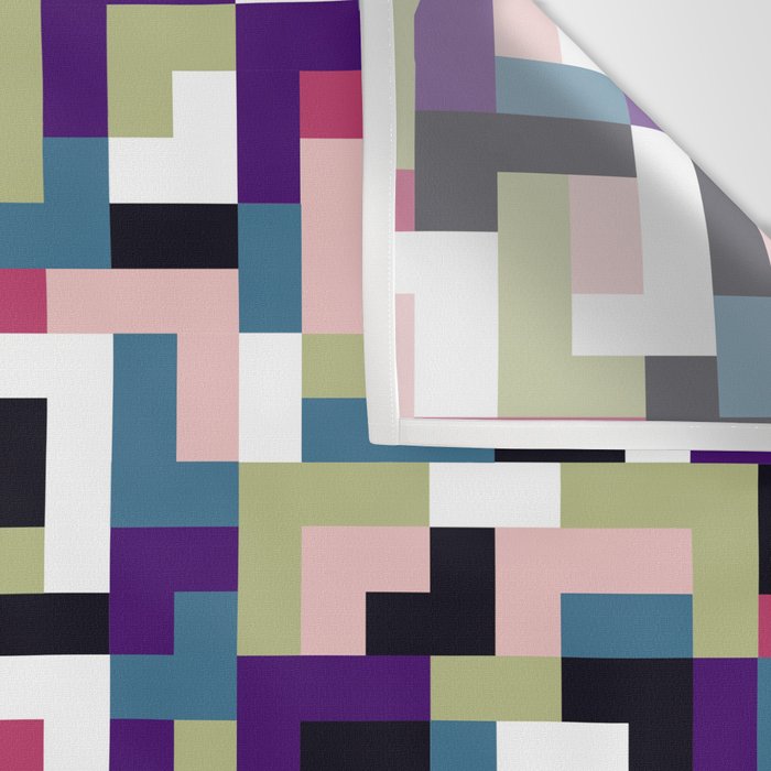 Boho M Tetris PTT Wall Tapestry Gallery Image 3