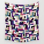 Boho M Tetris PTT Wall Tapestry Gallery Image 4